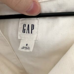 GAP white midi dress